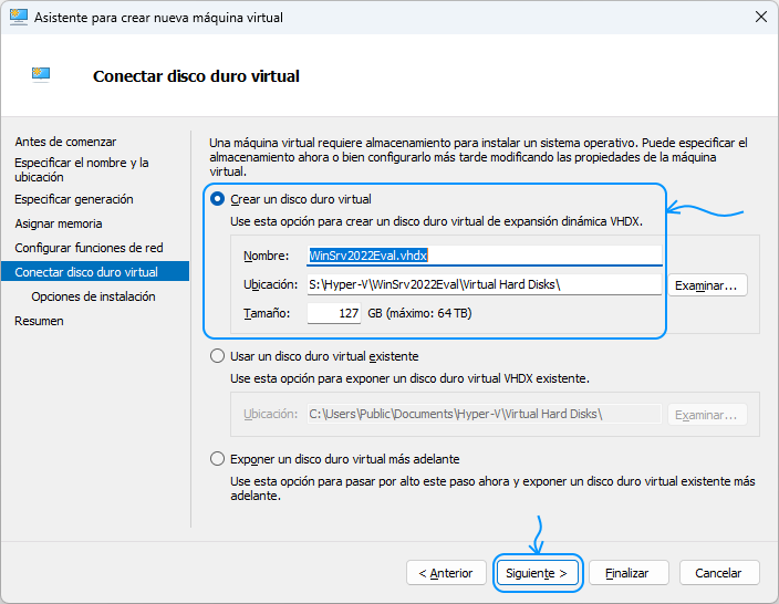 Hyper-V Evaluación Windows Server 2022 07