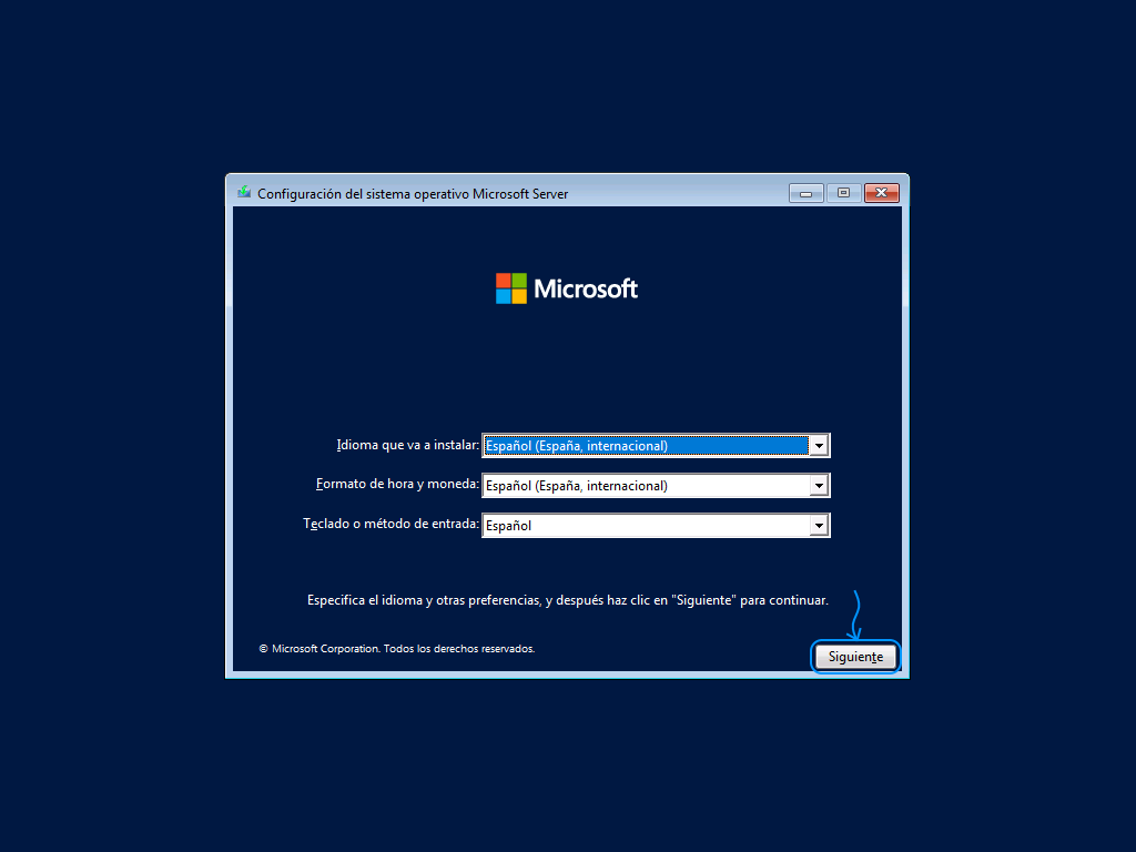Instalación Windows Server 2022 01