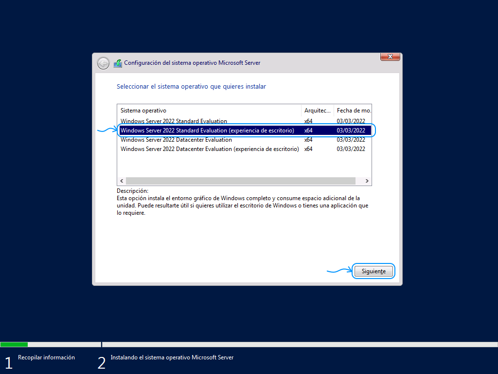 Instalación Windows Server 2022 03