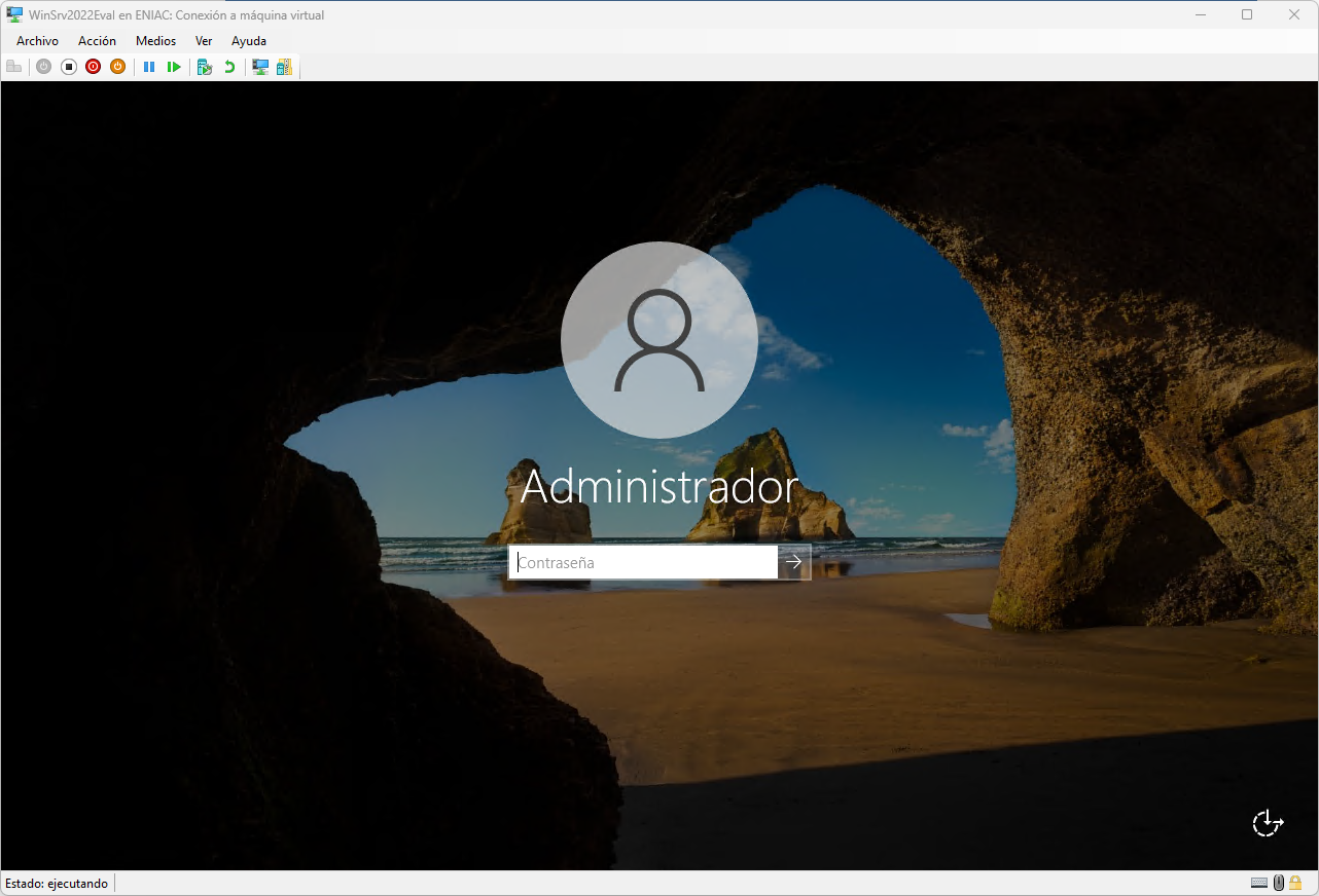 Máquina virtual Windows Server 2022 01