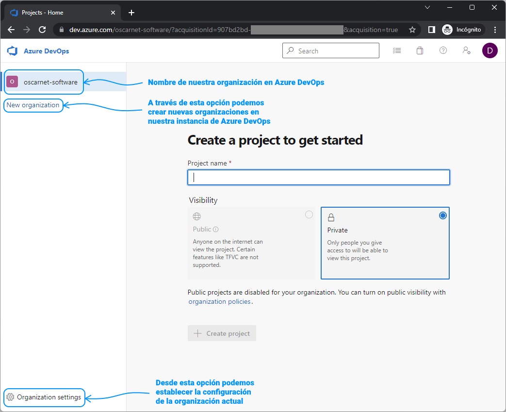 Azure DevOps plan básico gratis: empezar 4