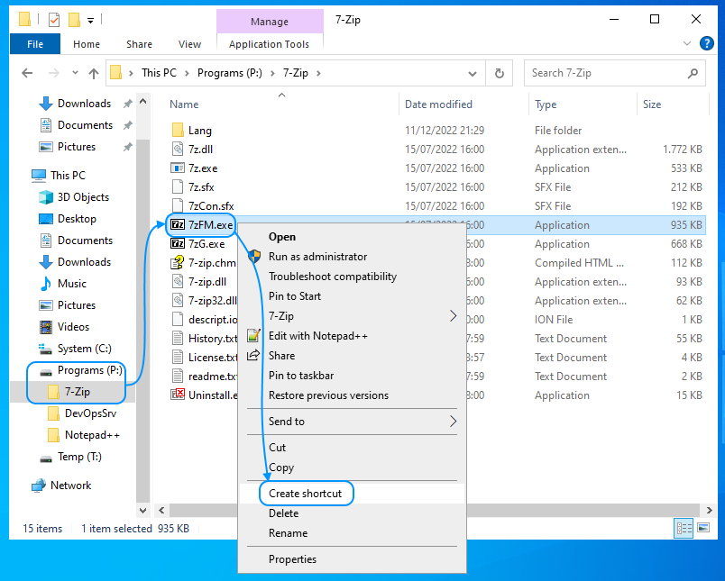 03 7-Zip Setup