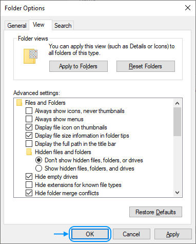 07 File Explorer settings