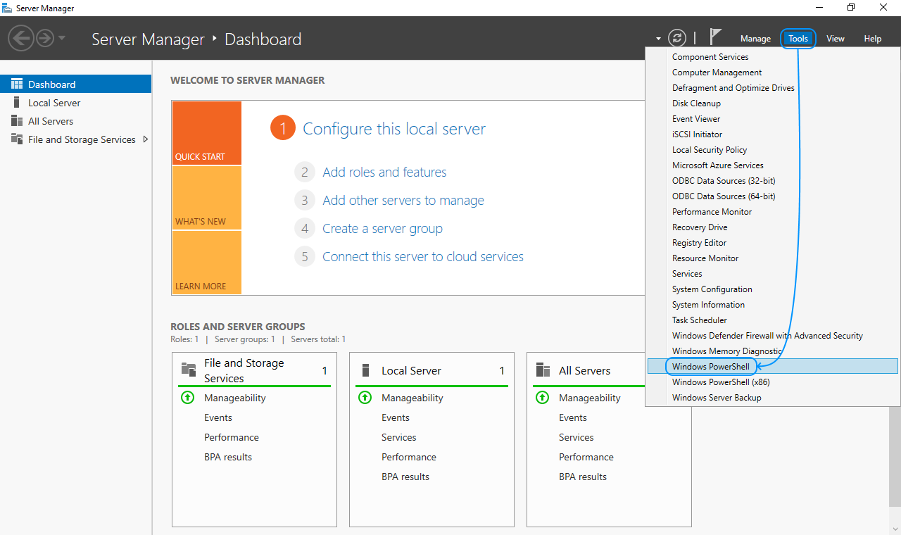080 Configurar Windows Server 2022 Standard Evaluation - Windows Powershell - Converting the evaluation version to a retail version A