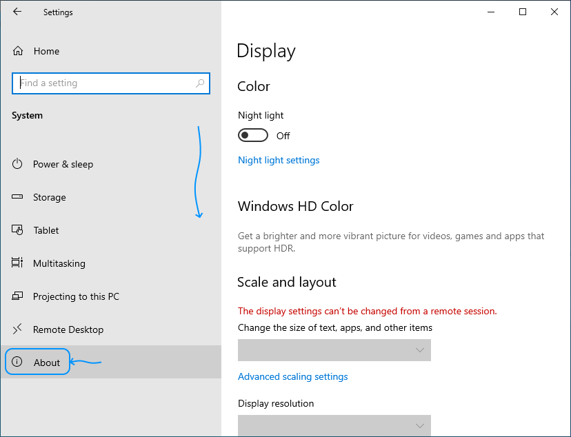 084 Configurar Windows Server 2022 Standard Edition - Settings - System - About