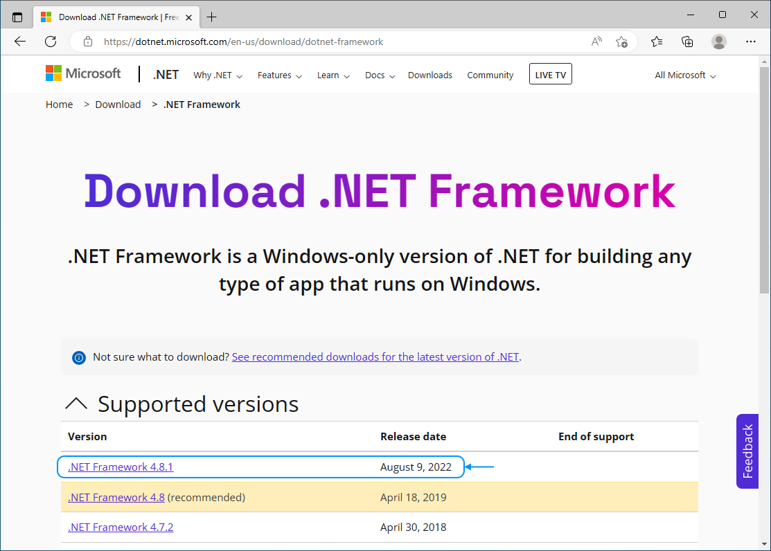 03 Download .NET