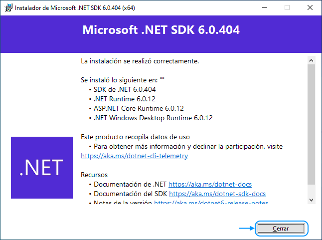 03 Install .NET 6.0 SDK