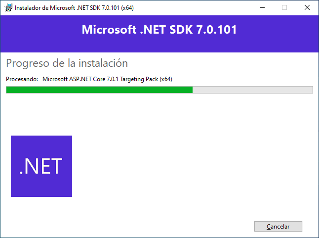 02 Install .NET 7.0 SDK