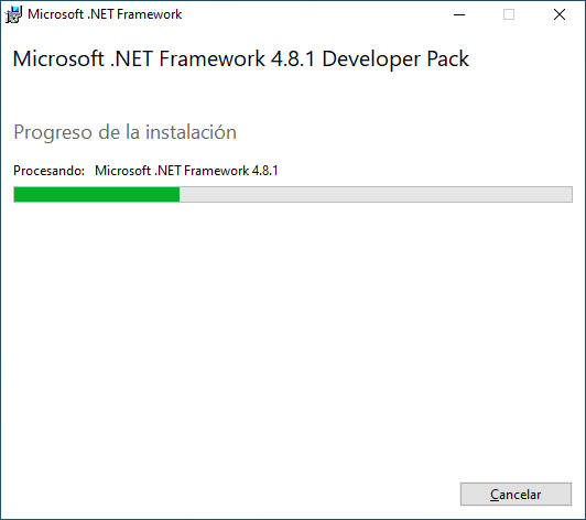 02 Install .NET Framework 4.8.1 Developer Pack