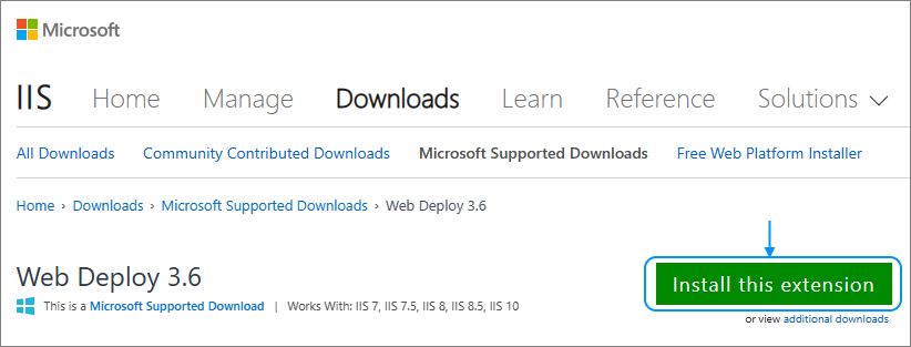 01 Web Deploy Setup