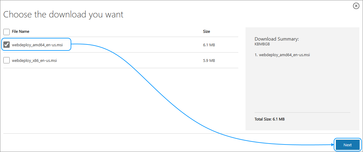 03 Web Deploy Setup