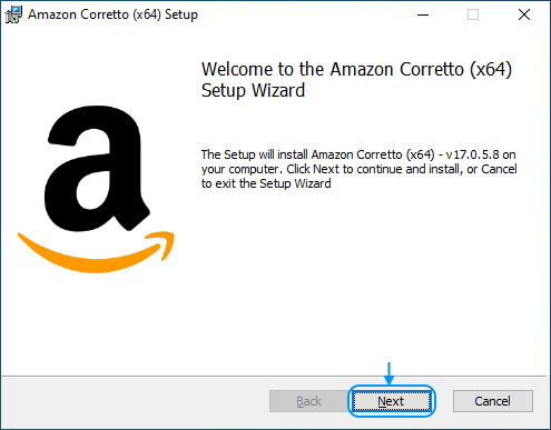 02 Amazon Corretto Setup