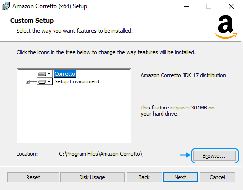 03 Amazon Corretto Setup