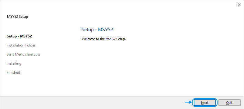 02 MSYS2 Setup