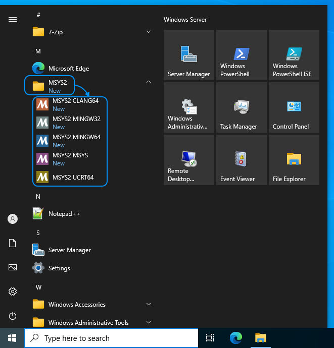 10 MSYS2 Setup