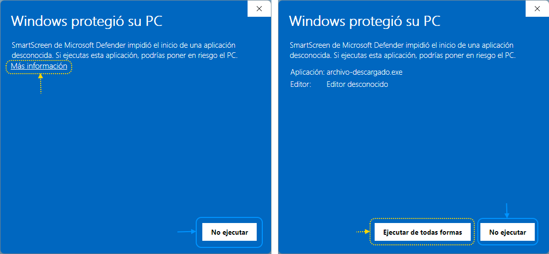 Desbloqueo archivo SmartScreen 1